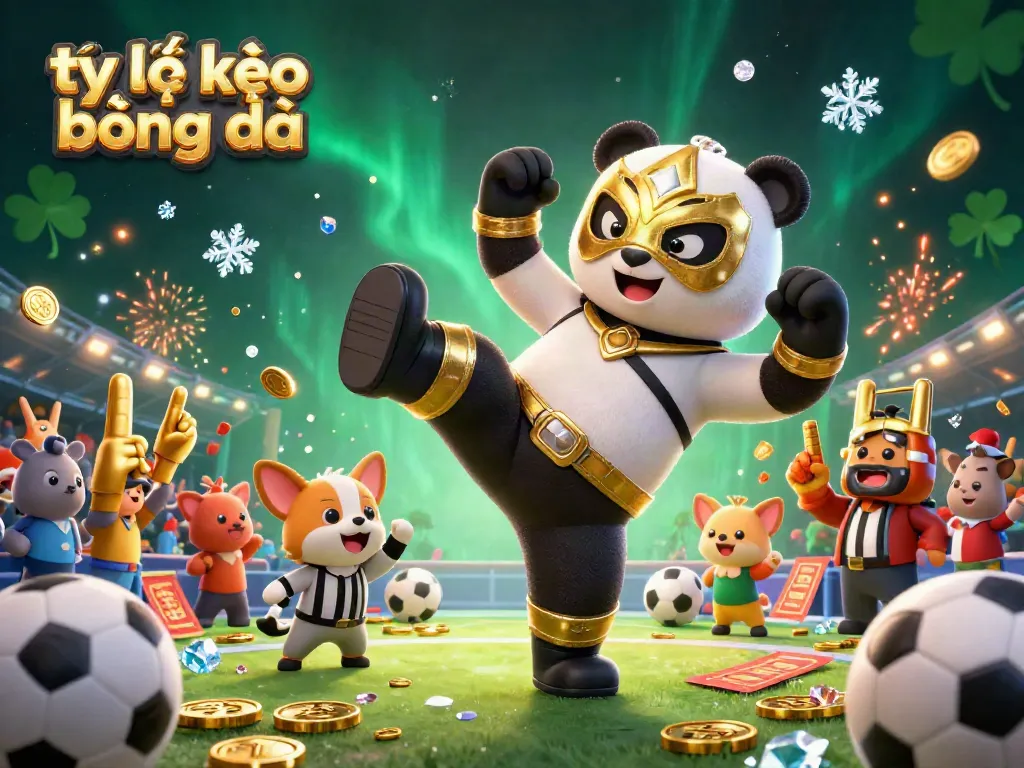 Engage with tỷ lệ kèo bóng đá sports betting excitement in a vibrant 3D arena.